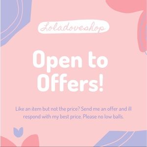 Open to offers.